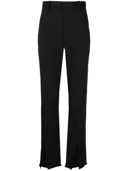 Dion Lee брюки с разрезами, черный