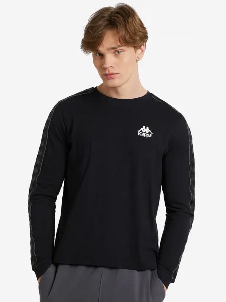 Лонгслив мужской Kappa Authentic Icon, Черный