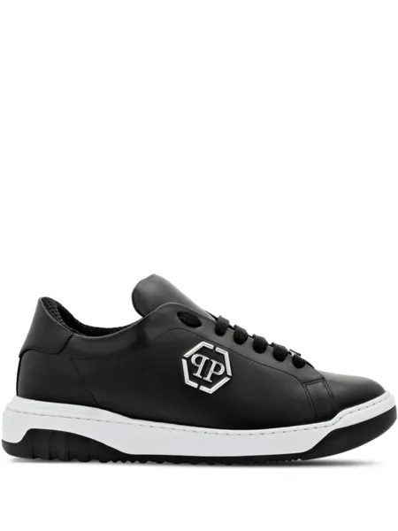 Philipp Plein кеды с логотипом, черный