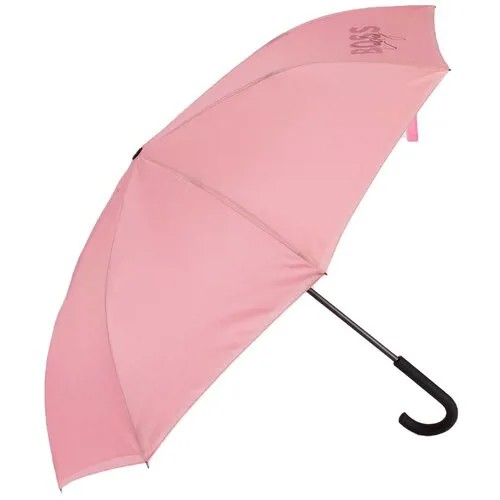 Зонт-трость Сима-ленд, полуавтомат, купол 108 см., 8 спиц, обратное сложение, для женщин, розовый