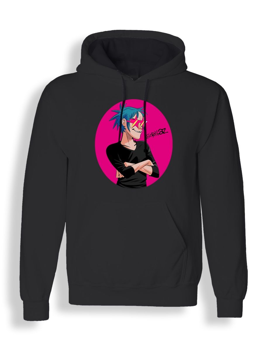 Худи унисекс СувенирShop Gorillaz/Гориллаз 11 черное 2XL