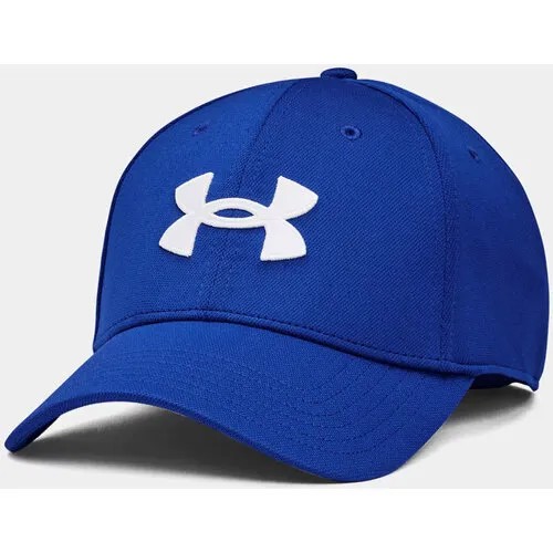Кепка Under Armour Blitzing 2023, размер 55-58, белый, синий
