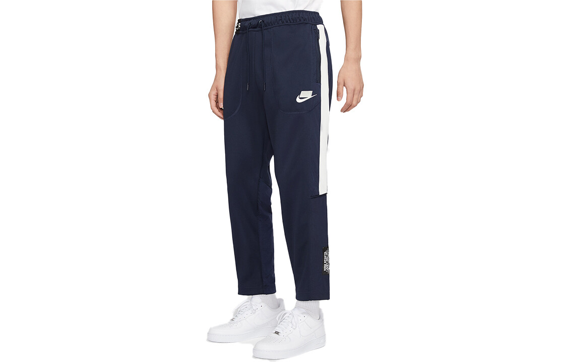 Мужские трикотажные спортивные штаны Nike, цвет Blue