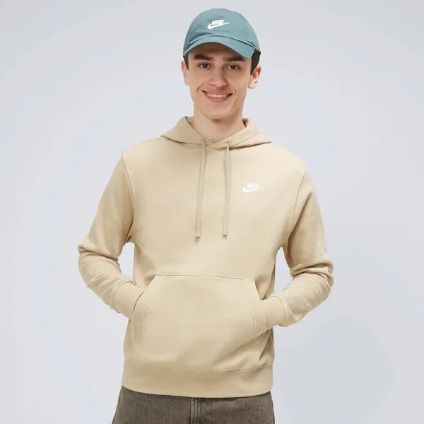 Худи флисовая Nike SportWear Club, бежевый