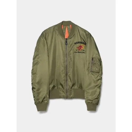 Бомбер Maharishi TOUR DRAGON MAP MA1, размер XXL, оливковый