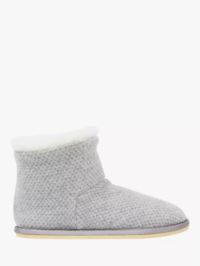 Тапочки Celtic & Co. Knitted Shortie, цвет silver/grey