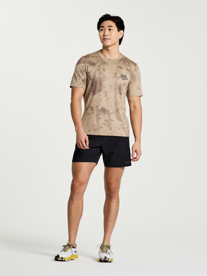 Рубашка Saucony Trainingsshirt, бежевый