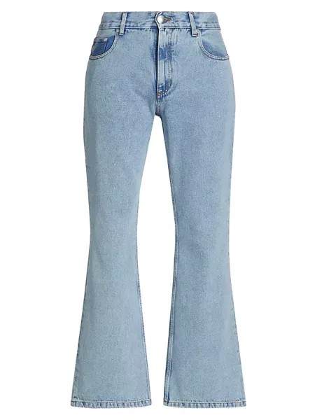Расклешенные джинсы с пятью карманами Ernest W. Baker, цвет light blue organic denim