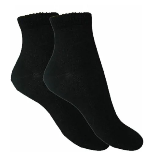 Женские носки Пингонс укороченные, размер 25 (размер обуви 38-40), черный
