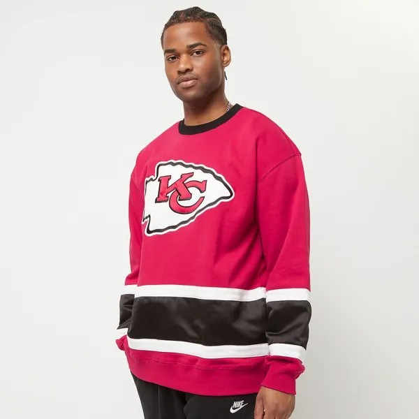 Футболка NFL с атласной вставкой из флиса Kansas City Chiefs Mitchell & Ness, цвет scarlet