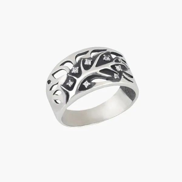 Кольцо женское ЮМИЛА из серебра 925 К21269 размер 19
