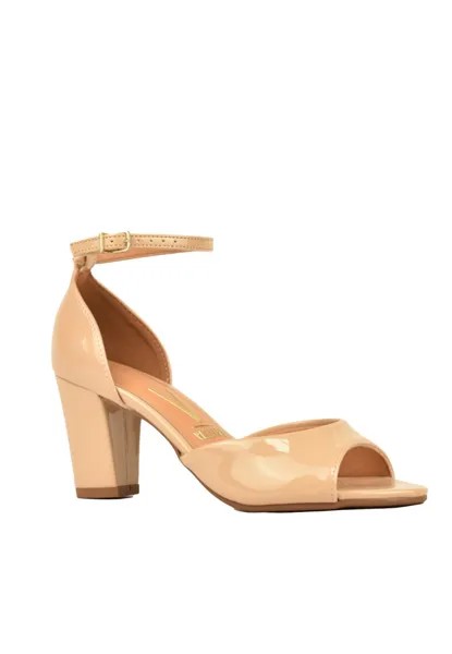 Босоножки на каблуке PEEP TOE Vizzano, бежевый