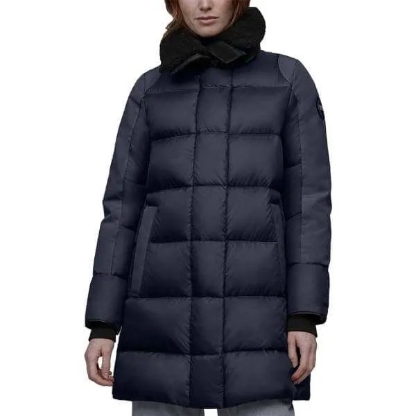Пуховик Canada Goose Altona Black Label, темно-синий