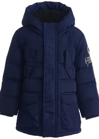 Синяя зимняя куртка Button Blue