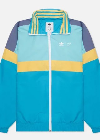 Мужская куртка adidas Originals x Human Made Windbreaker, цвет голубой, размер M