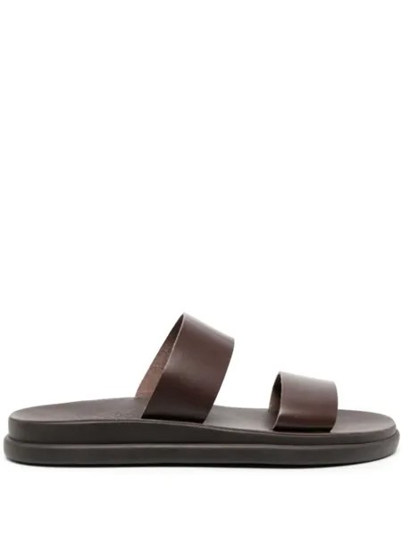 Ancient Greek Sandals шлепанцы Nicos, коричневый
