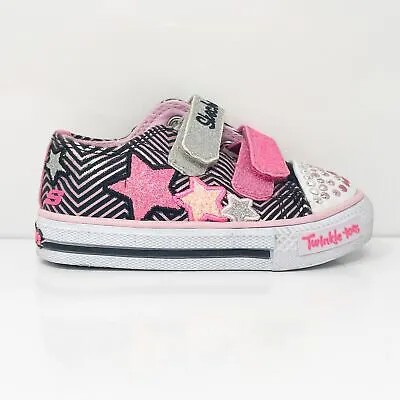 Skechers Girls Shuffles Triple Up 10249N Многоцветная повседневная обувь Кроссовки Размер 5