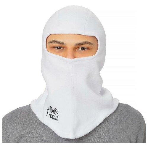 Подшлемник утепленный LYCOSA MEGA FLEECE WHITE, от -10 до -30 С, размер L, XL