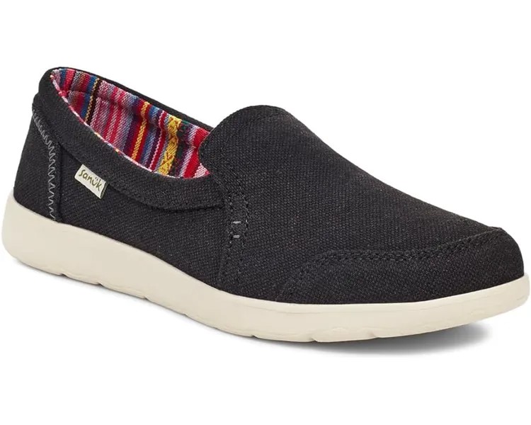 Кроссовки Sanuk Sidewalk Surfer Lite 2 SL, черный