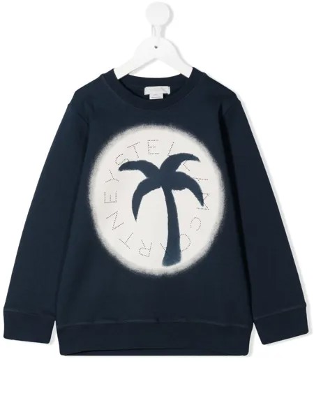 Stella McCartney Kids толстовка с логотипом