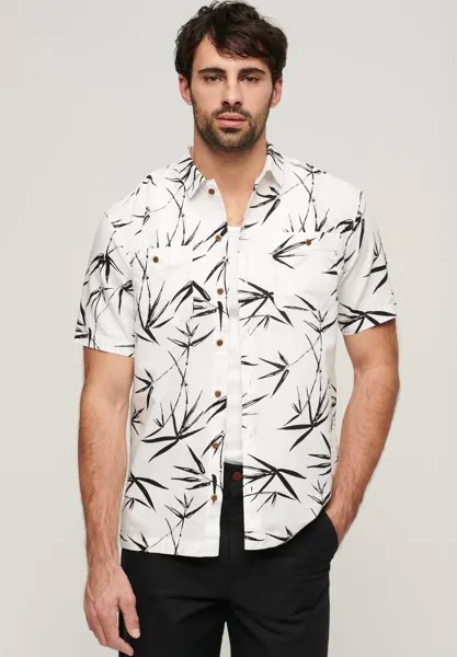 Рубашка SHORT SLEEVE Superdry, цвет optic bamboo