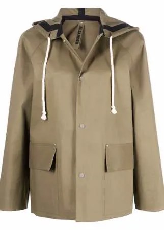 Jil Sander плащ Mackintosh с капюшоном