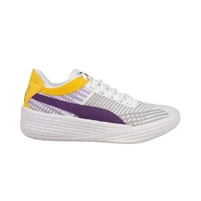 Puma Clyde AllPro Basketball Youth Boys Белые кроссовки Спортивная обувь 194367-10
