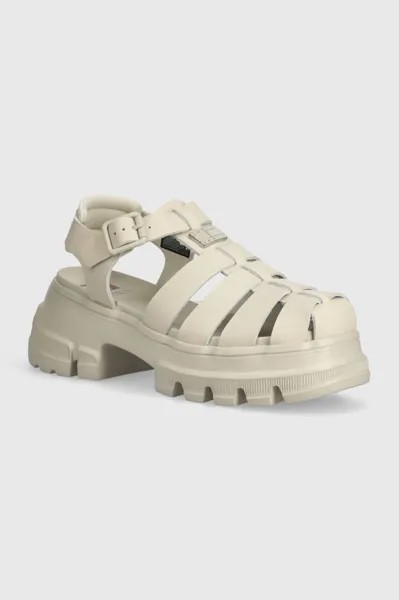 Кожаные сандалии TJW FISHERMAN SANDAL Tommy Jeans, бежевый