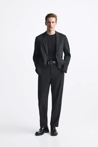 Удобный пиджак Zara, черный