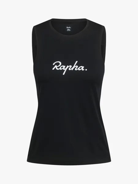 Тренировочный топ без рукавов Rapha Indoor, черный