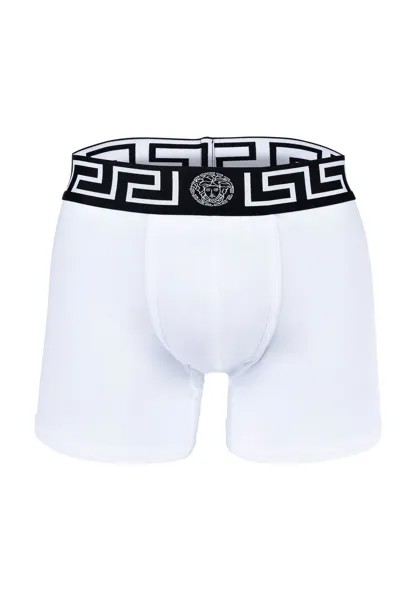 Мужские боксеры - TOPEKA, бистрейч, натуральный хлопок, однотонные VERSACE, черный