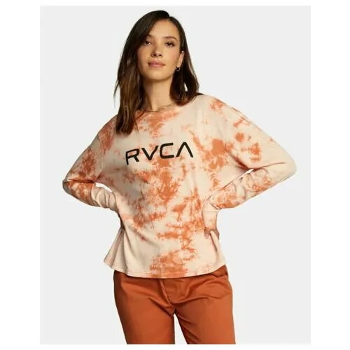 Женский Лонгслив Big Rvca, Цвет оранжевый, Размер S/8