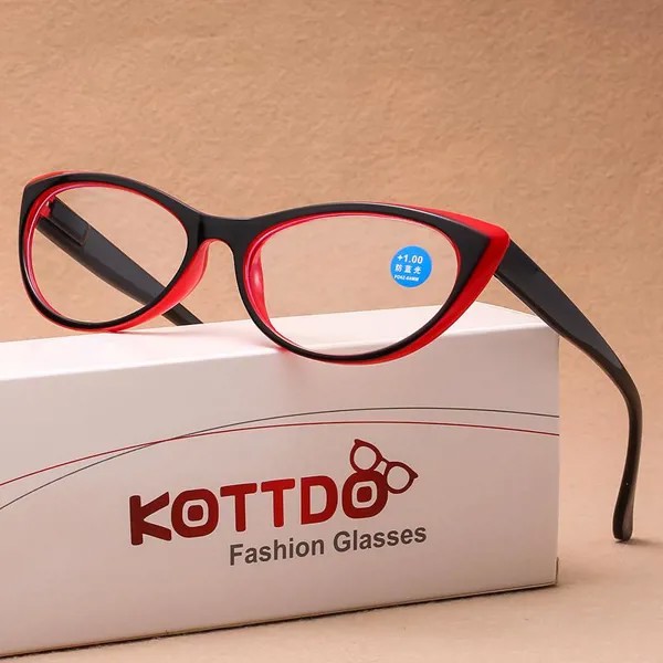Мода Красная женщина HD Очки для чтения Пожилые очки для чтения +1.0 +1.5 +2.0 +2.5 +3.0 +3.5 +4.0