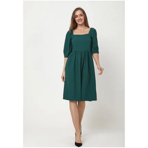 Платье Мадам Т, размер 48, зеленый