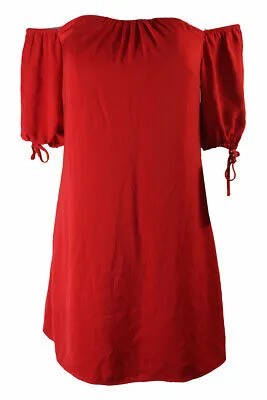 Рэйчел Рэйчел Рой Красное платье в форме сердца с открытыми плечами 0