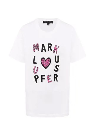 Хлопковая футболка Markus Lupfer