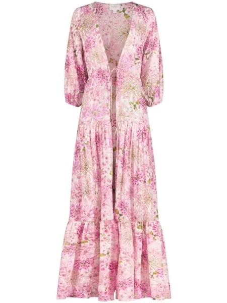 Giambattista Valli платье макси Saint-Rémy, розовый