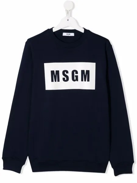 MSGM Kids толстовка с логотипом