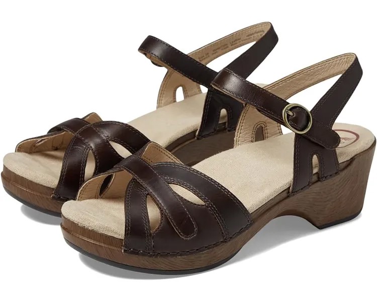 Туфли Dansko Season, цвет Teak Vintage Pull Up