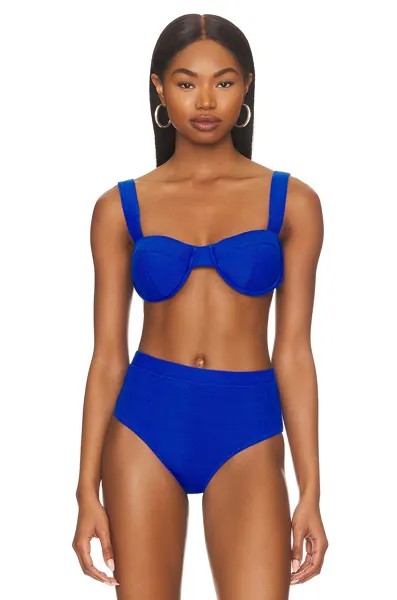 Топ бикини Solid & Striped Lilo, цвет Azure