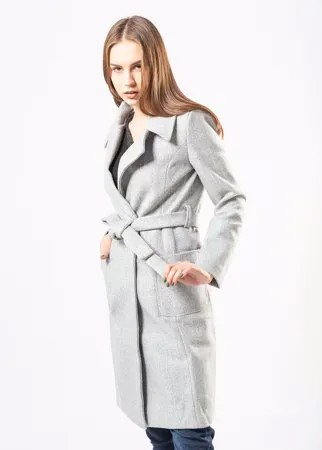 Пальто женское STOLNIK 1513 + пояс (XL, Бежевый)