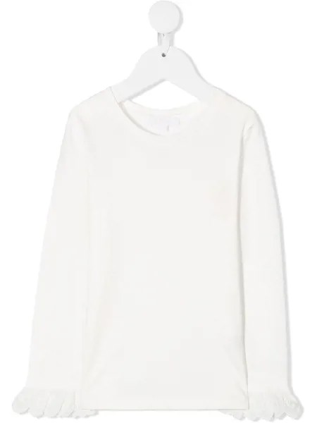Chloé Kids топ с фестонами