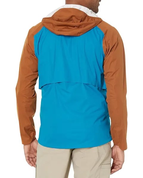 Куртка Brooks High Point Waterproof Jacket, цвет Pacific/Hazelwood/Ochre