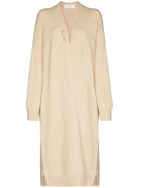 Extreme cashmere длинный кардиган, нейтральный цвет