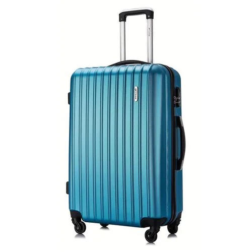 Умный чемодан L'case Krabi Krabi, 90 л, размер L, синий
