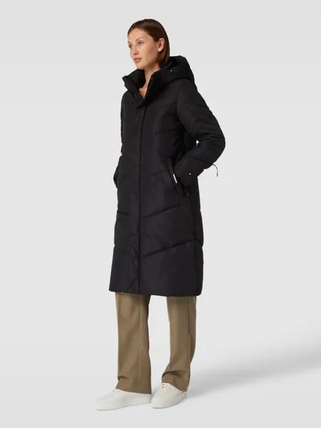 Пальто стеганое с капюшоном модель 