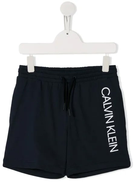 Calvin Klein Kids спортивные шорты с логотипом