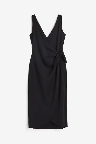 Платье женское H&M 1153715001 черное 3XL (доставка из-за рубежа)