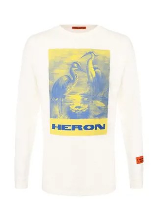 Хлопковый лонгслив Heron Preston