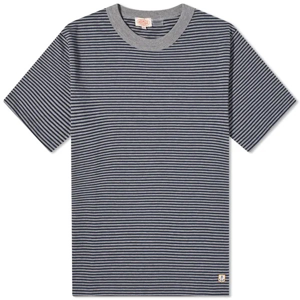 Футболка Armor-lux Fine Stripe, серый/синий